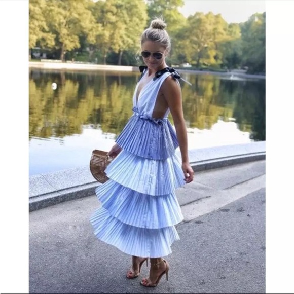 Free People x Style Mafia Tiered Dress - Picture 2 of 9